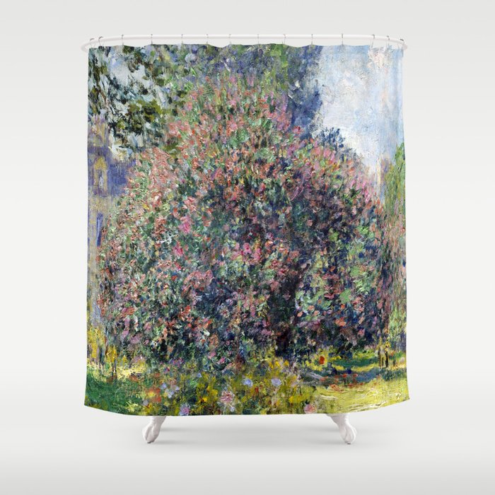 Claude Monet Parc Monceau II Shower Curtain Gallery Image 1