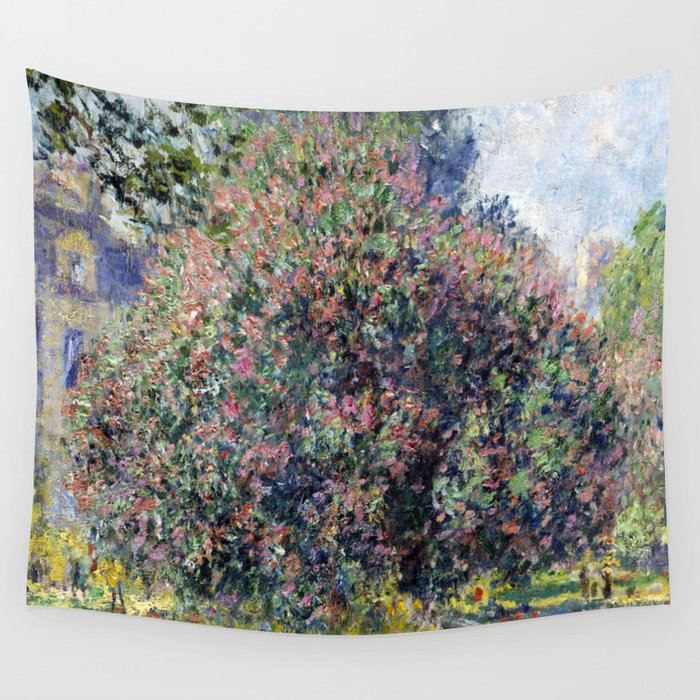 Claude Monet Parc Monceau II Wall Tapestry Gallery Image 4