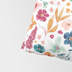 Colorful Tropical Jungle Watercolor Botanical Floral Pillow Sham Gallery Image 4