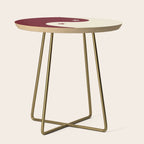 Smoke Cherry Yin Yang Stars Side Table Gallery Image 1
