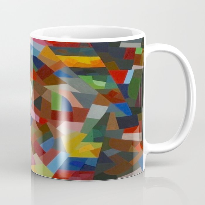 Otto Freundlich Rosace ii Abstract Acrylic Painting Modern Geometric Colorful Art Pattern Coffee Mug Gallery Image 1