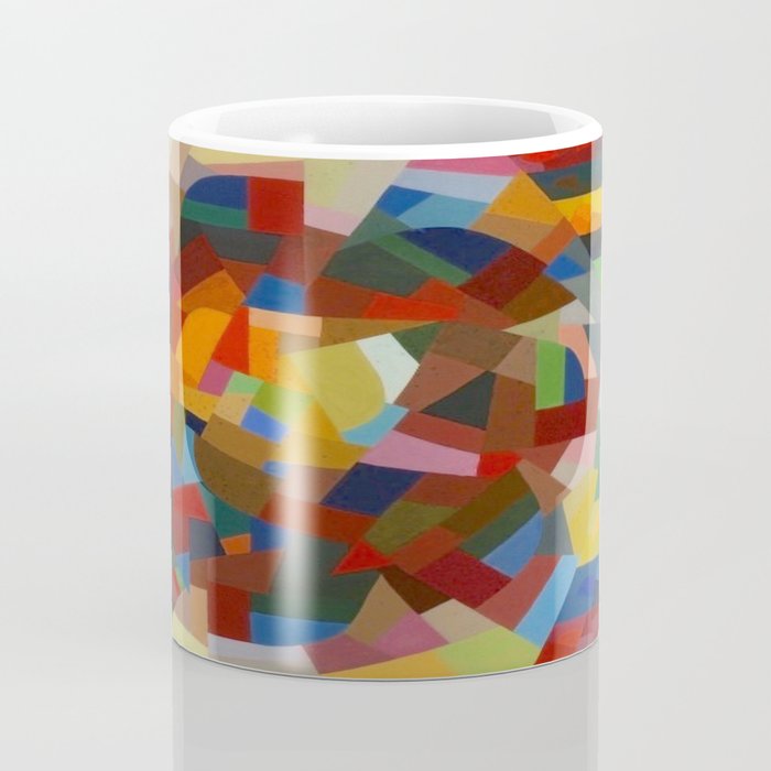 Otto Freundlich Rosace ii Abstract Acrylic Painting Modern Geometric Colorful Art Pattern Coffee Mug Gallery Image 4