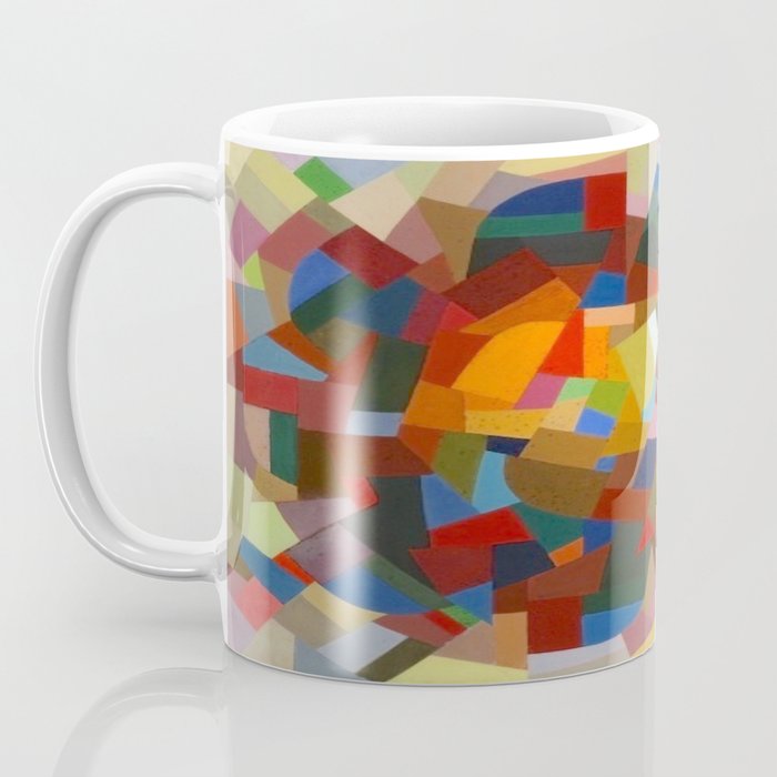 Otto Freundlich Rosace ii Abstract Acrylic Painting Modern Geometric Colorful Art Pattern Coffee Mug Gallery Image 3