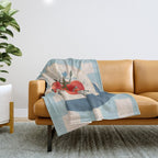  Summer Tomatoes Throw Blanket Gallery Image 1