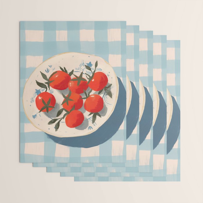  Summer Tomatoes Wrapping Paper Gallery Image 3
