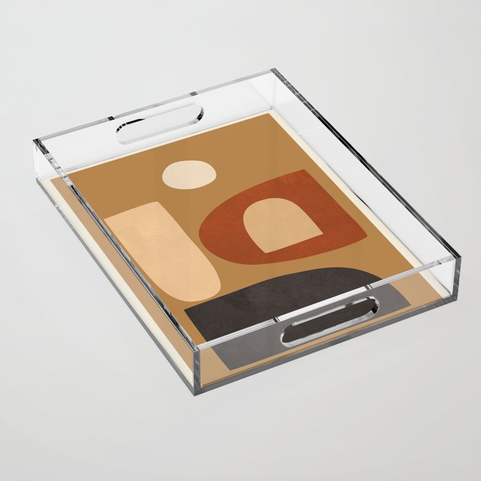 Abstract Minimal Art 2 Acrylic Tray Gallery Image 1