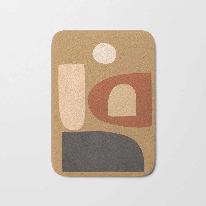 Abstract Minimal Art 2 Bath Mat Gallery Image 1