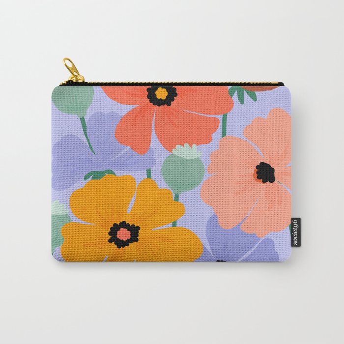 Wild Poppies Carry All Pouch Gallery Image 1