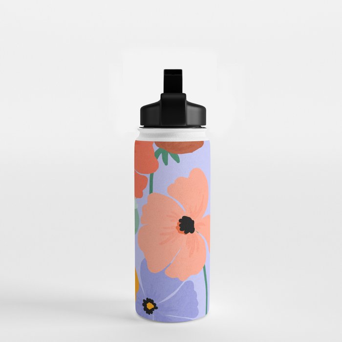 Wild Poppies Water Bottle Gallery Image 2