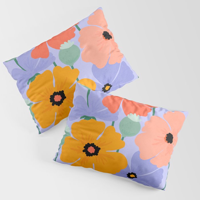 Wild Poppies Pillow Sham Gallery Image 3