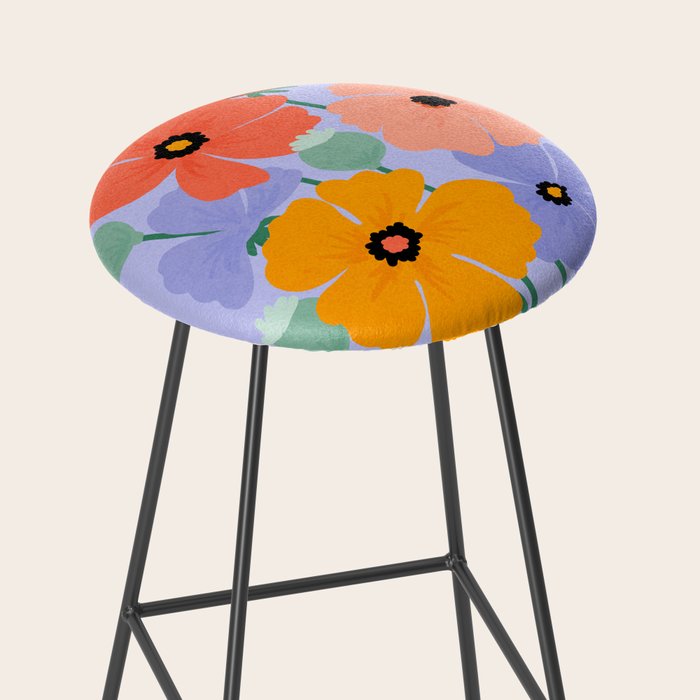 Wild Poppies Stool Gallery Image 2