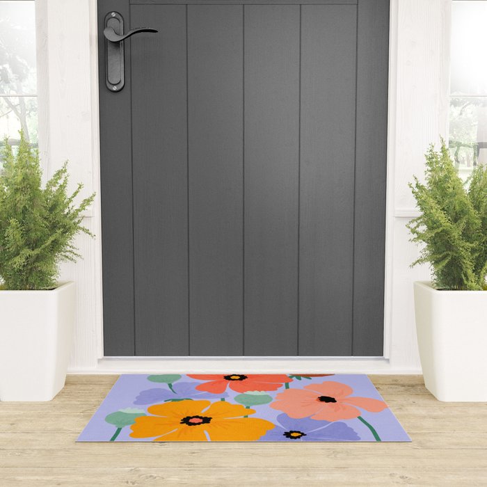 Wild Poppies Welcome Mat Gallery Image 3