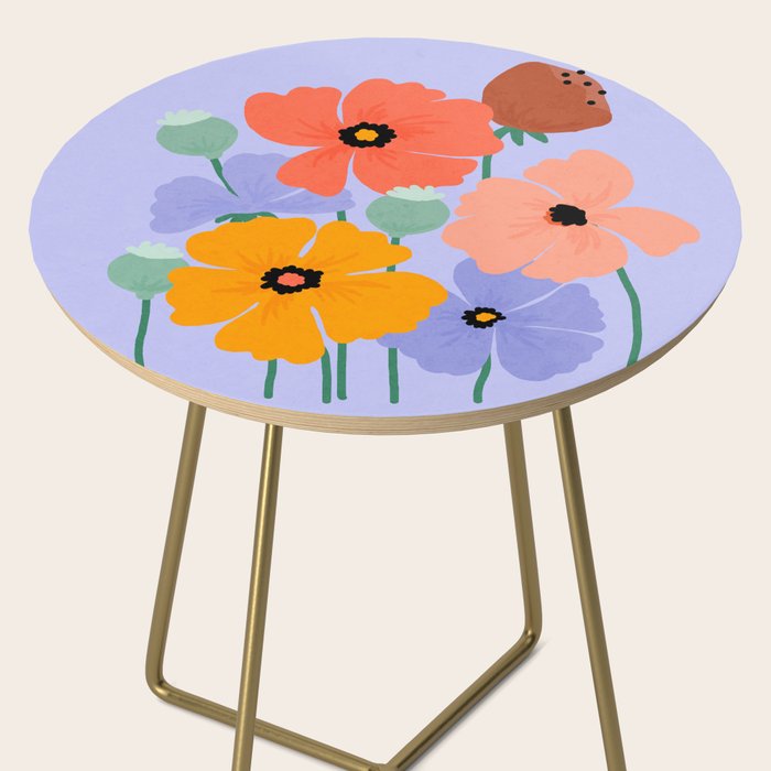 Wild Poppies Side Table Gallery Image 2