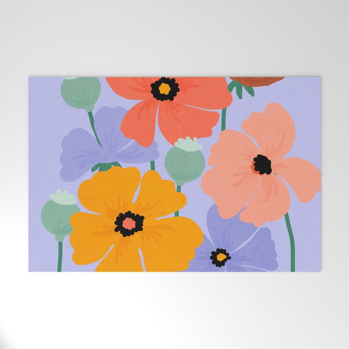 Wild Poppies Welcome Mat Gallery Image 1