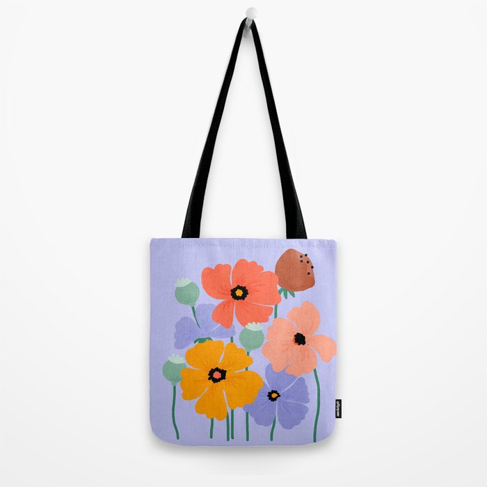 Wild Poppies Tote Bag Gallery Image 2