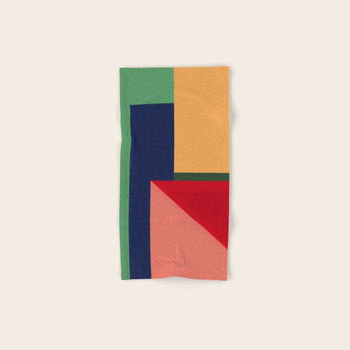 Minimal Geometric Abstraction 97 Bath Towel Gallery Image 1