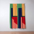 Minimal Geometric Abstraction 97 Window Curtain Gallery Image 3
