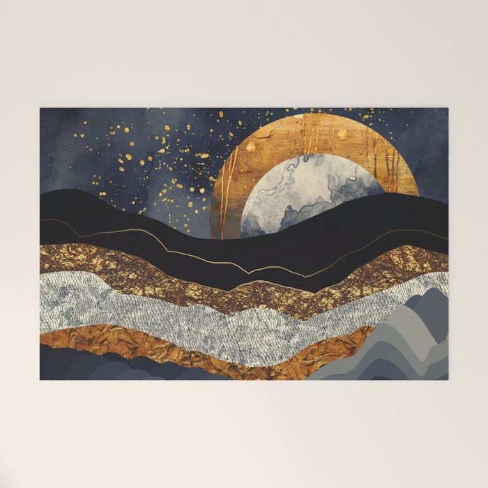 Metallic Mountains Welcome Mat Gallery Image 1
