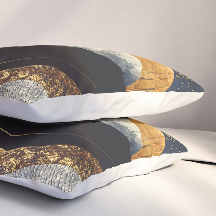 Metallic Mountains Pillow Sham Gallery Image 3