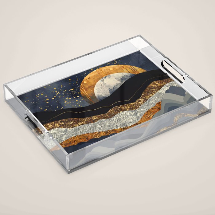 Metallic Mountains Acrylic Tray Gallery Image 1
