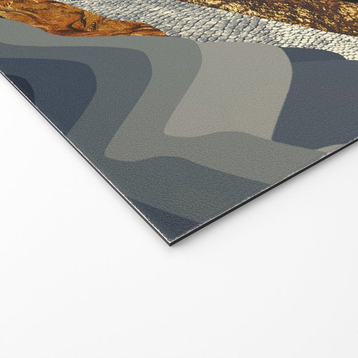 Metallic Mountains Welcome Mat Gallery Image 2