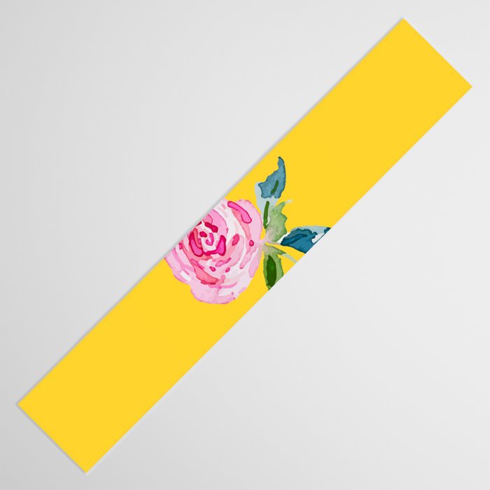 Watercolor Rose Table Runner Gallery Image 3