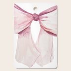 Coquette Bow, light pink, blush Cutting Board Gallery Image 1