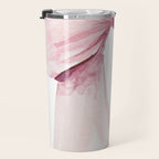 Coquette Bow, light pink, blush Travel Mug Gallery Image 3