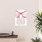 Coquette Bow, light pink, blush Poster Gallery Image 2