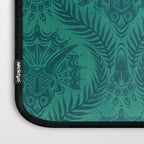 Triceratops Damask - Teal Laptop Sleeve Gallery Image 3