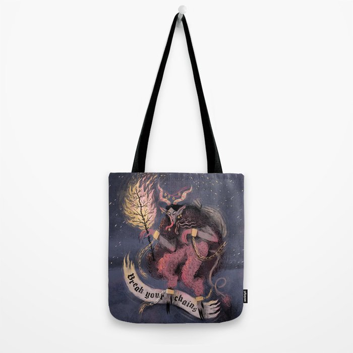 Krampus â Break your Chains! Tote Bag Gallery Image 2