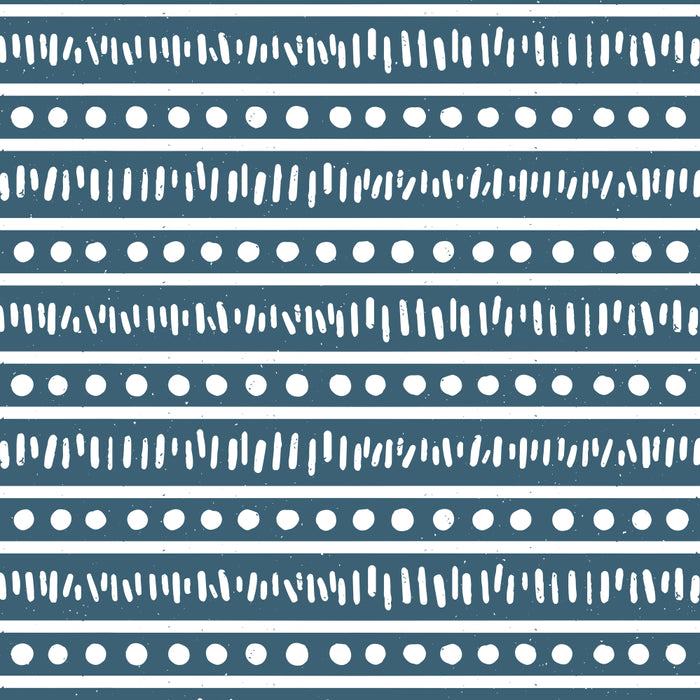 Modern Boho Mudcloth . Ocean Blue Coffee Mug Gallery Image 2