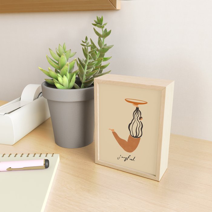 J for Joyful Mini Art Print Gallery Image 2