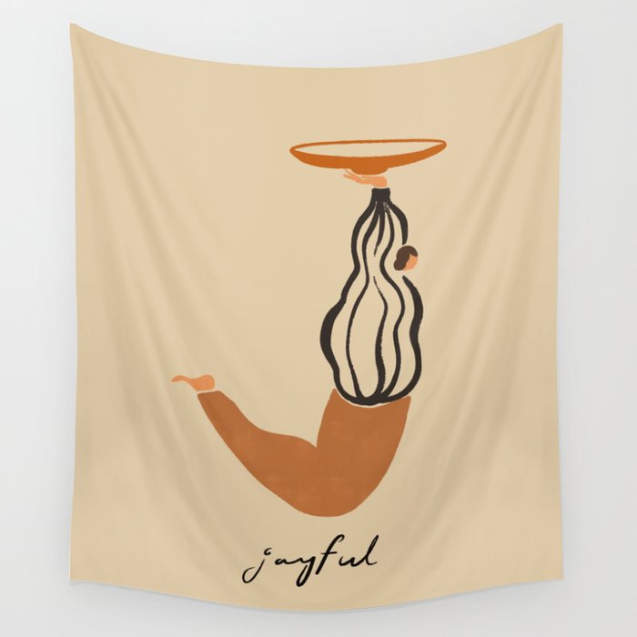 J for Joyful Wall Tapestry Gallery Image 4