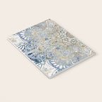 Yoga, Mandala, Blue and Gold Notebook Gallery Image 3