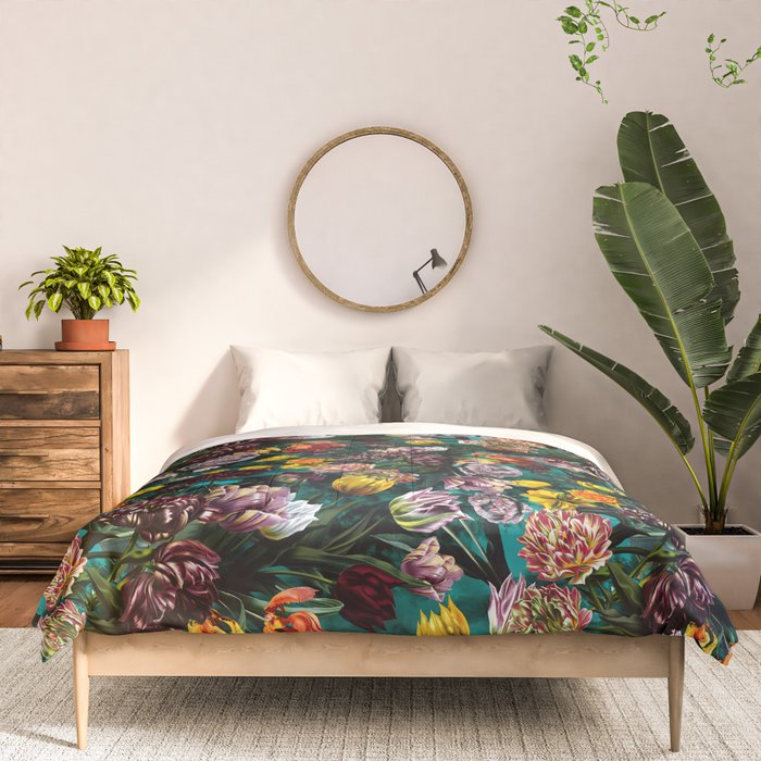 Botanical Multicolor Garden Comforter Gallery Image 3
