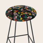 Botanical Multicolor Garden Stool Gallery Image 2