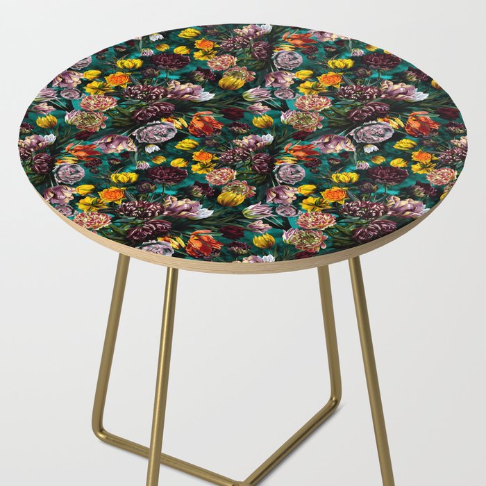Botanical Multicolor Garden Side Table Gallery Image 2