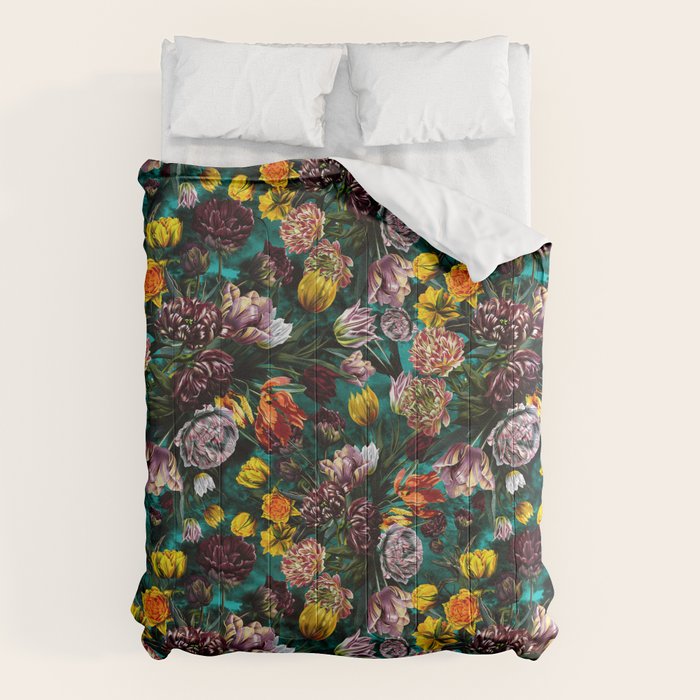 Botanical Multicolor Garden Comforter Gallery Image 6