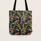 Botanical Multicolor Garden Tote Bag Gallery Image 1