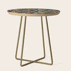 Botanical Multicolor Garden Side Table Gallery Image 1