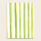 Green and Yellow Soft Watercolor Vertical Lines Notebook Gallery Image 4