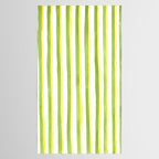 Green and Yellow Soft Watercolor Vertical Lines Tablecloth Gallery Image 2
