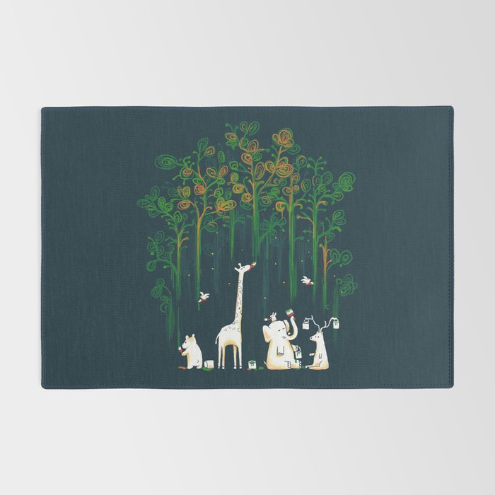 Re-paint the Forest Rug Gallery Image 2