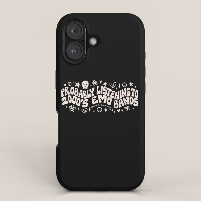 Emo Printed iPhone Cases: 15, 14, Pro Max Society6 Emo Printed iPhone Cases: 15, 14, Pro Max Society6
