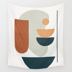  Minimal Shapes No.35 Wall Tapestry Gallery Image 4