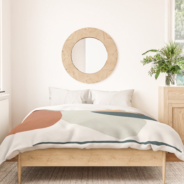  Minimal Shapes No.35 Duvet Cover Gallery Image 3
