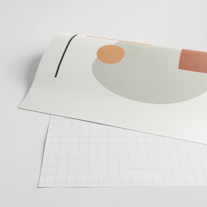  Minimal Shapes No.35 Wrapping Paper Gallery Image 2