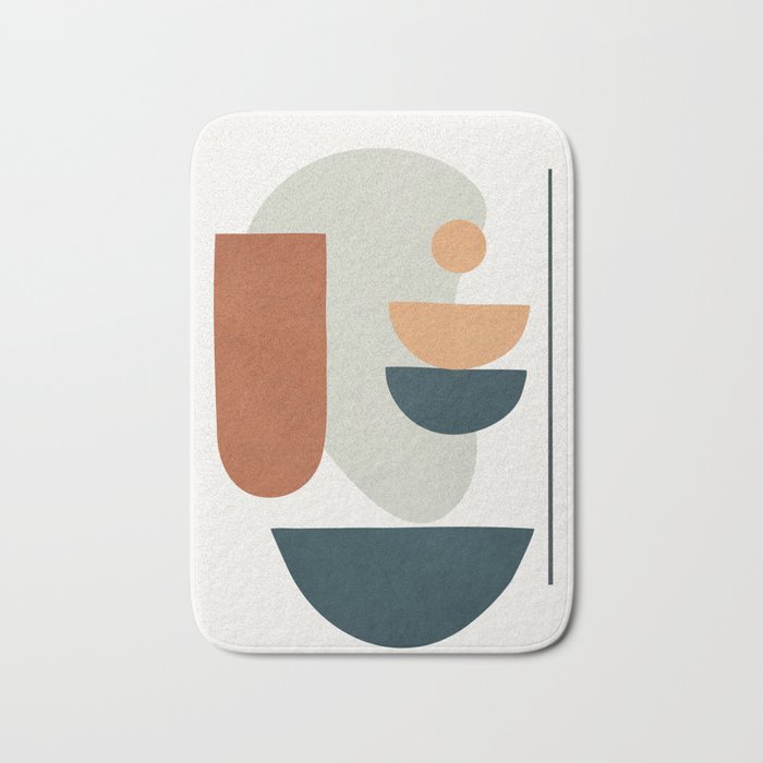  Minimal Shapes No.35 Bath Mat Gallery Image 1