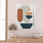  Minimal Shapes No.35 Wall Tapestry Gallery Image 2